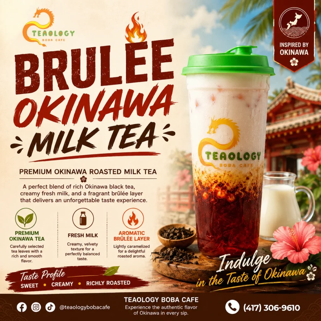 M13 BRULEE OKINAWA MILK TEA (ROASTED OOLONG)