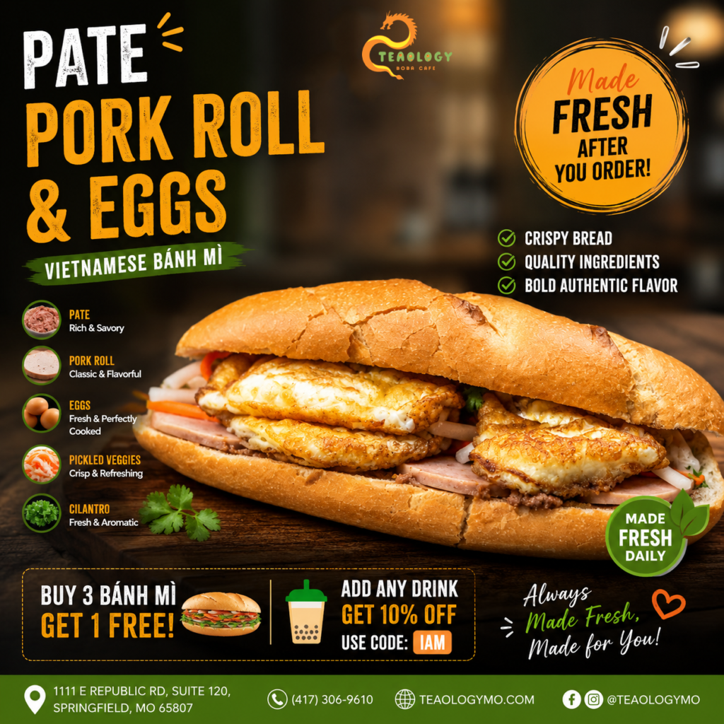 BM7 PATE PORK ROLL & EGGS