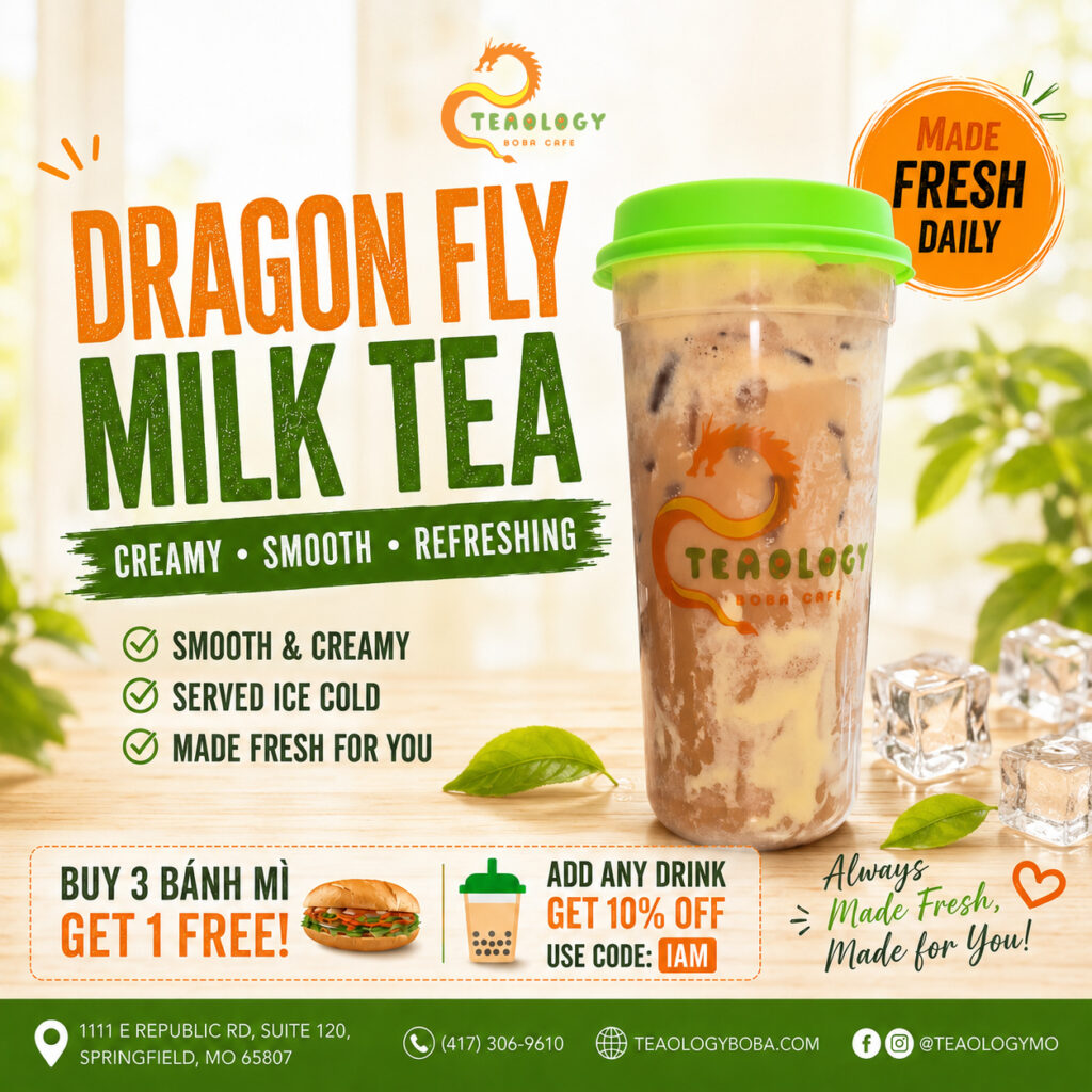 MT11 DRAGON FLY MILK TEA